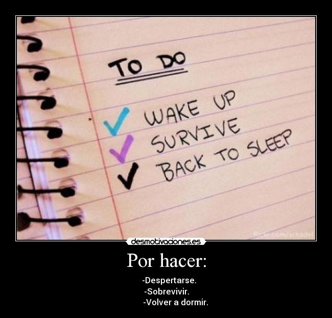 Por hacer: - 