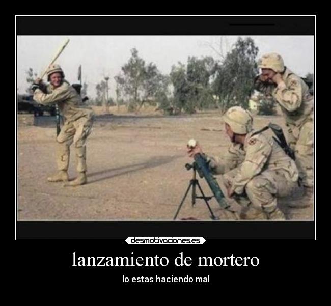 lanzamiento de mortero -