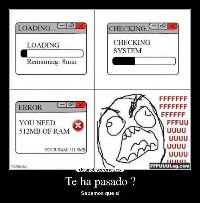 carteles pasado humor juegos computadora desmotivaciones