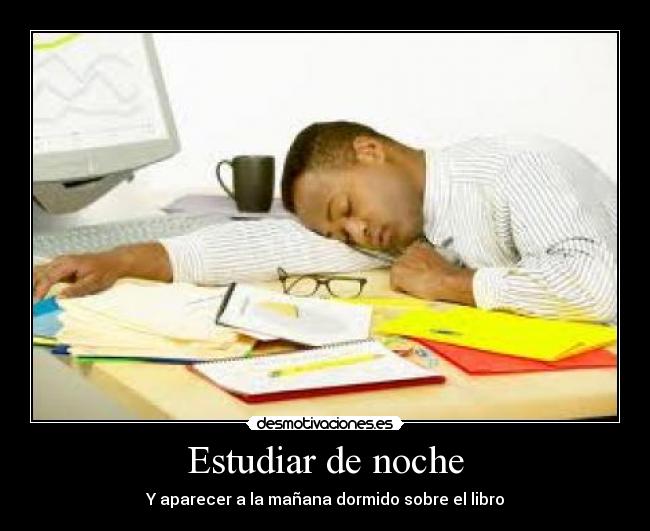Es Mejor Estudiar Por La Noche