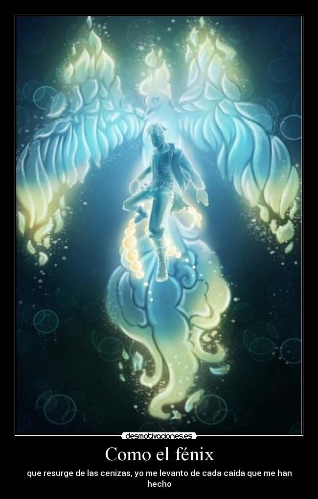 carteles marco fenix one piece pirata fuego azul levantar caida cenizas resurgir desmotivaciones