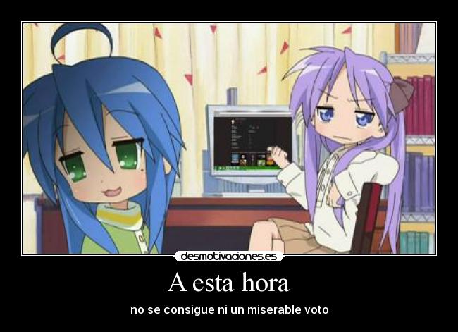 carteles kagami esta celosa porque konata tiene mas principales que ella desmotivaciones