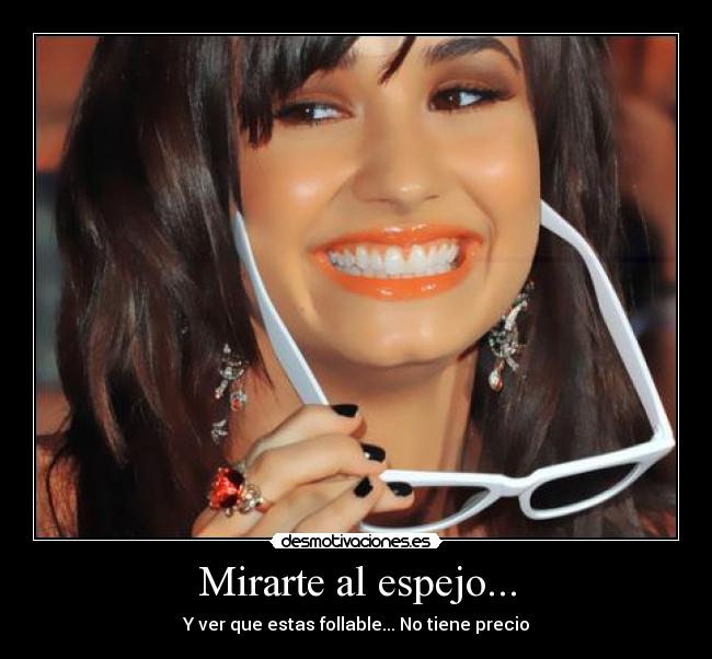 Mirarte al espejo... -