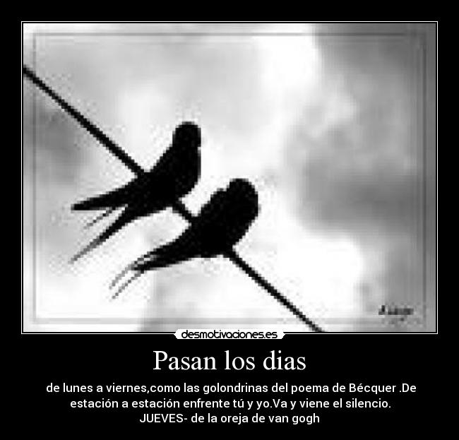 Pasan los dias -
