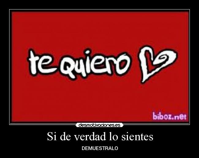 Si de verdad lo sientes - 