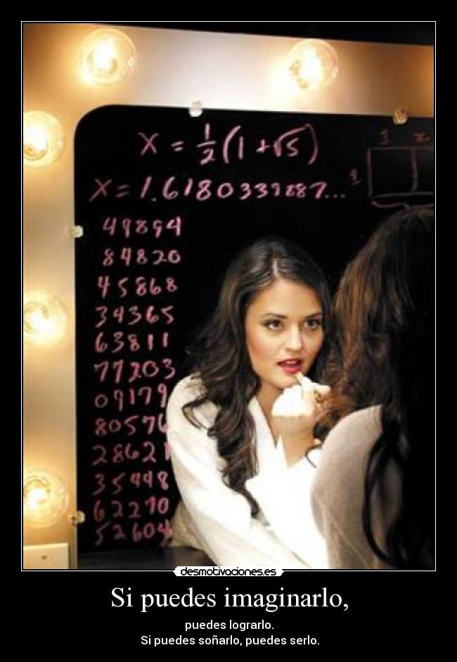 Si puedes imaginarlo, - 