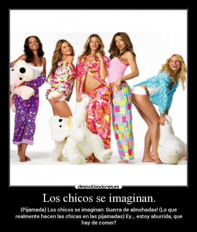 Los chicos se imaginan. -