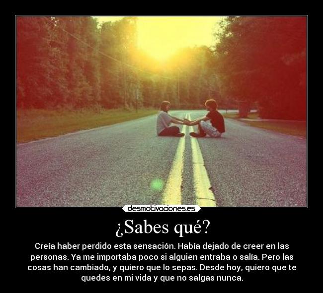 ¿Sabes qué? - 