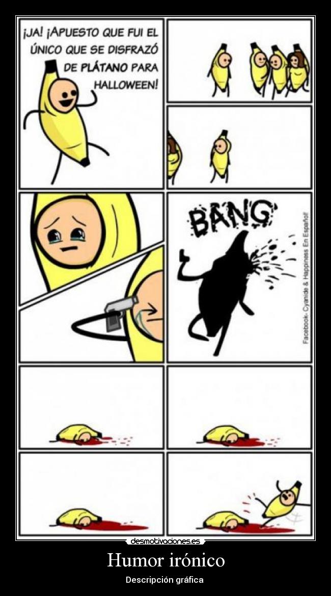 Humor irónico - Descripción gráfica