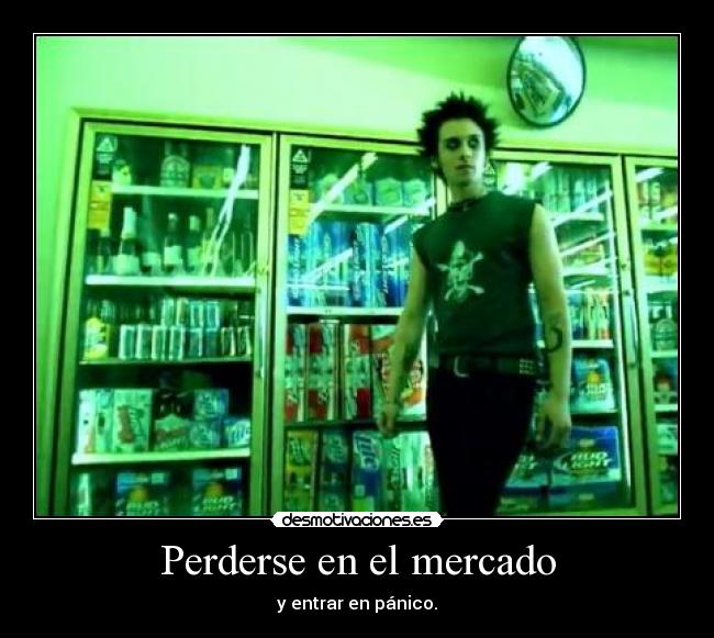 Perderse en el mercado -