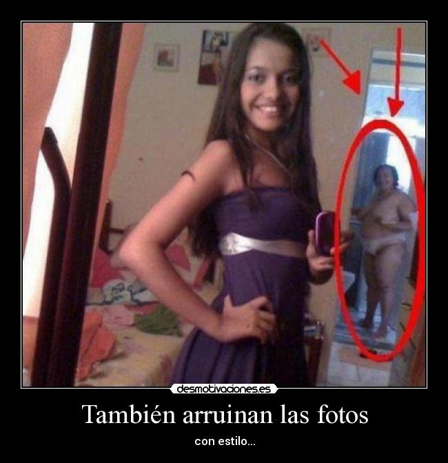 También arruinan las fotos - 