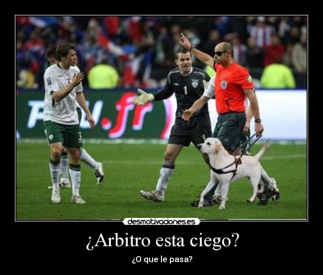 ¿Arbitro esta ciego? -