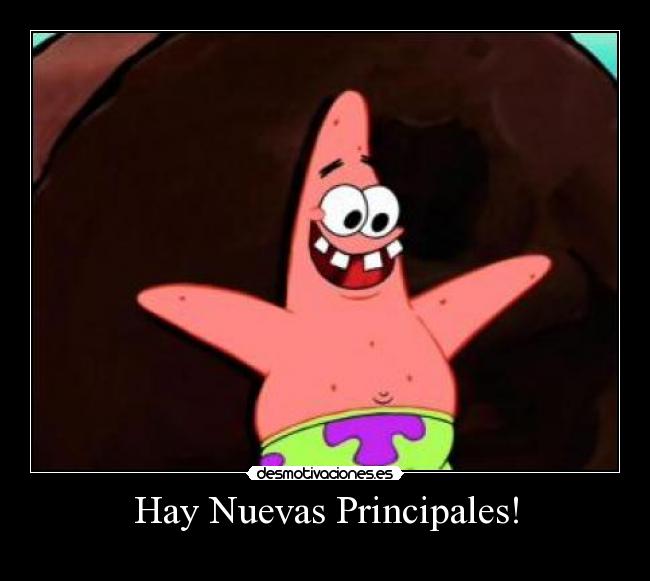Hay Nuevas Principales! -
