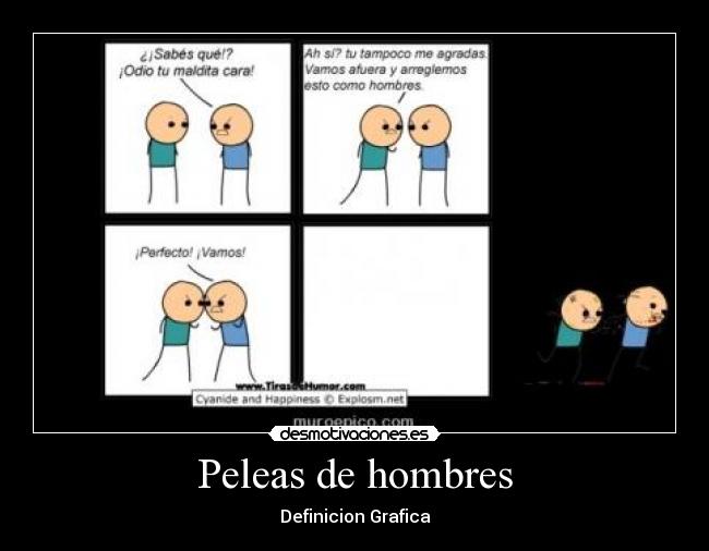 Peleas de hombres - 