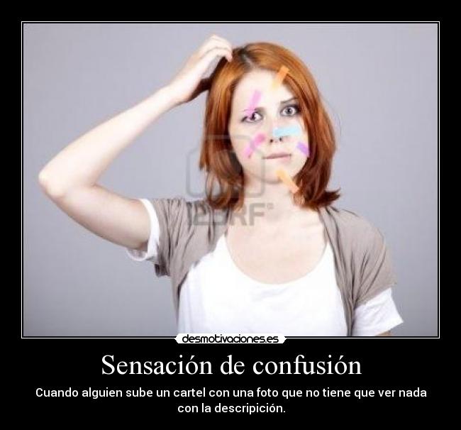 Sensación de confusión -