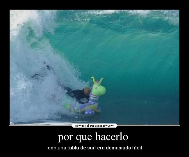 carteles surf desmotivaciones