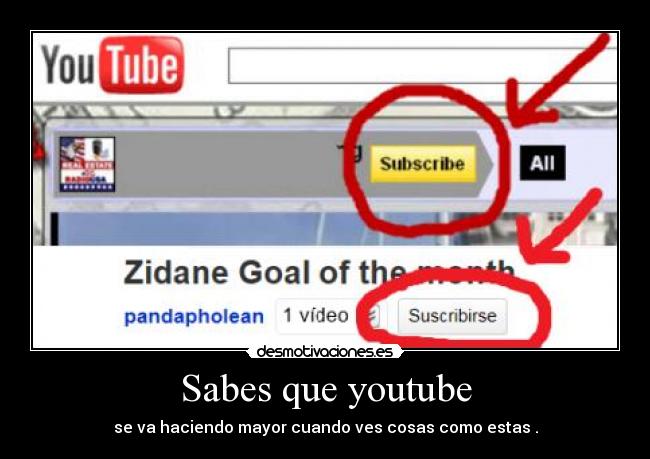Sabes que youtube - se va haciendo mayor cuando ves cosas como estas .