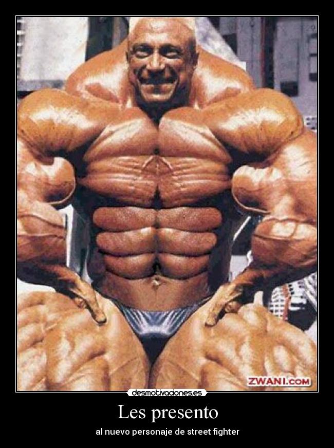 Les presento - al nuevo personaje de street fighter