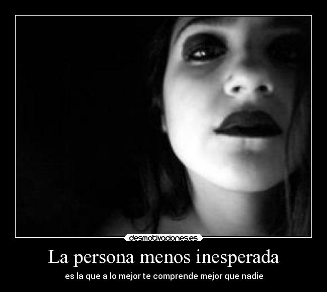 La persona menos inesperada -