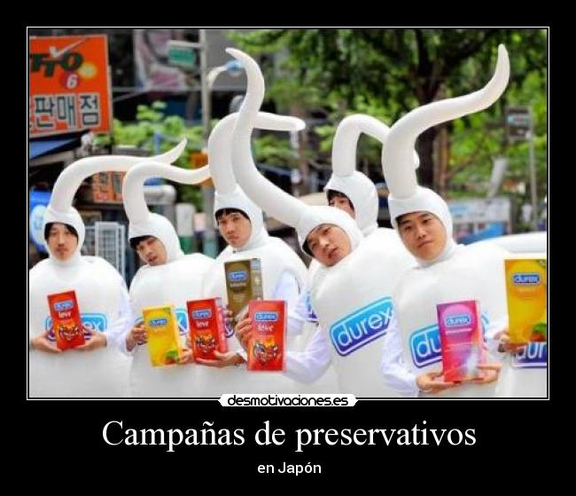 Campañas de preservativos - en Japón