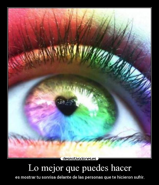 Lo mejor que puedes hacer -