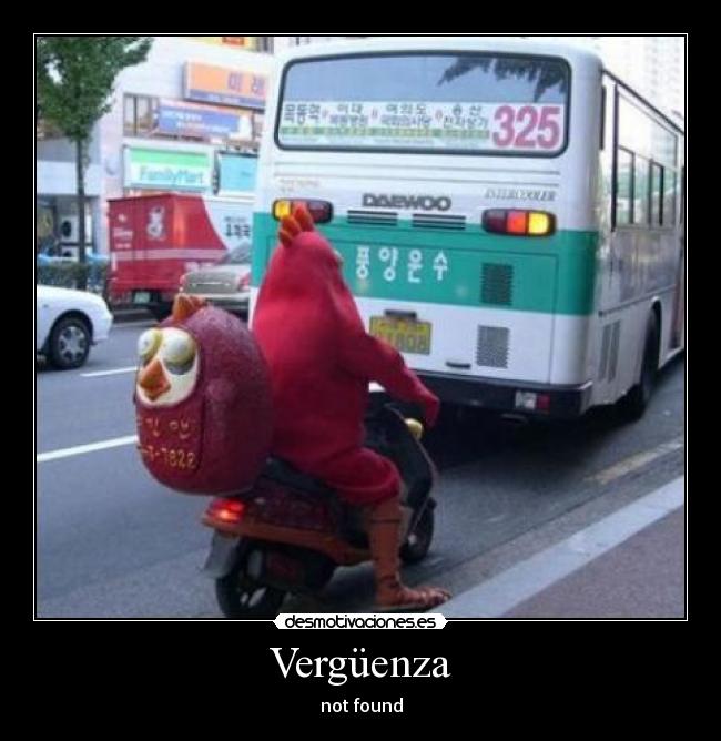 Vergüenza - not found