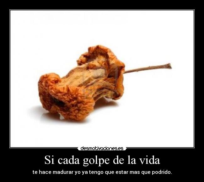 Si cada golpe de la vida -