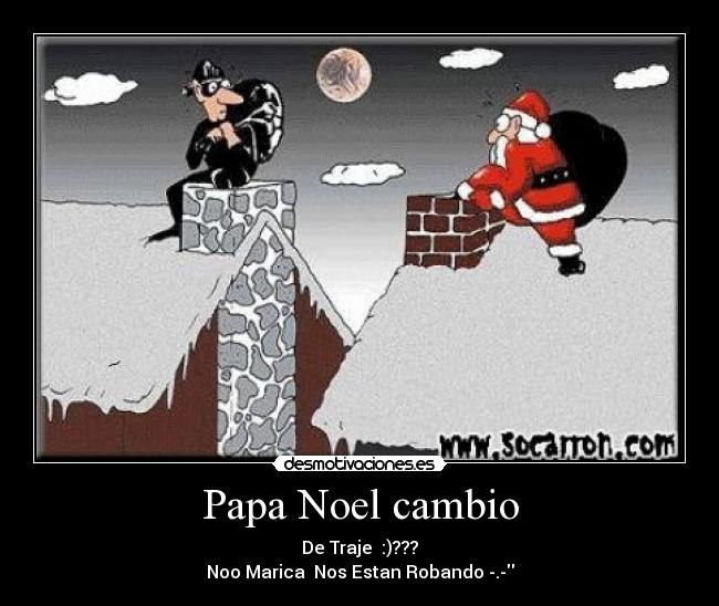 Papa Noel cambio - 