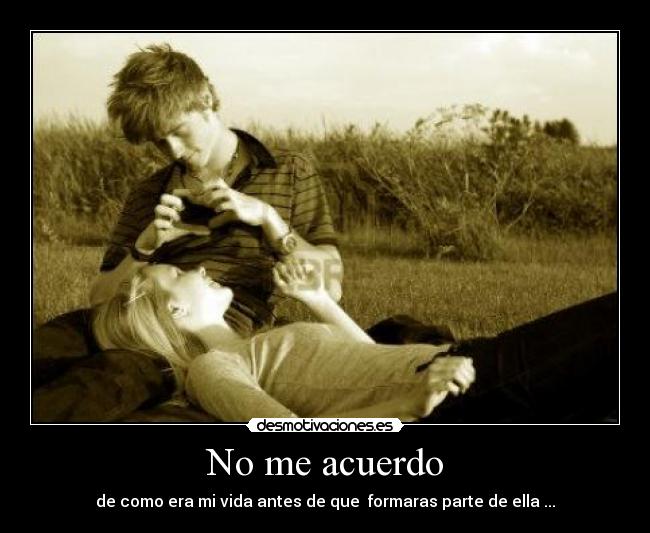 No me acuerdo - 