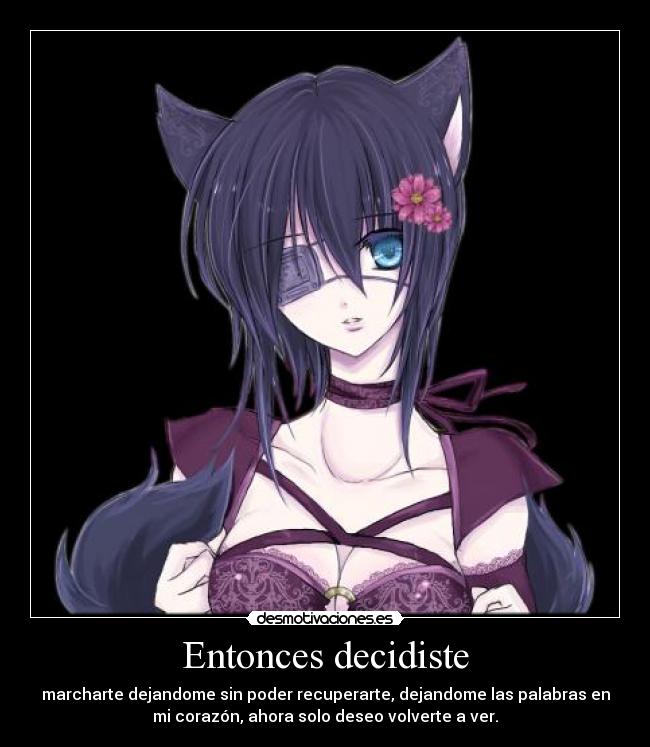 Entonces decidiste - 