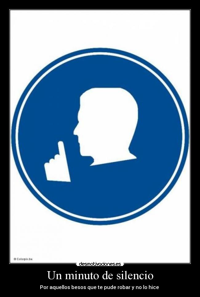 Un minuto de silencio -