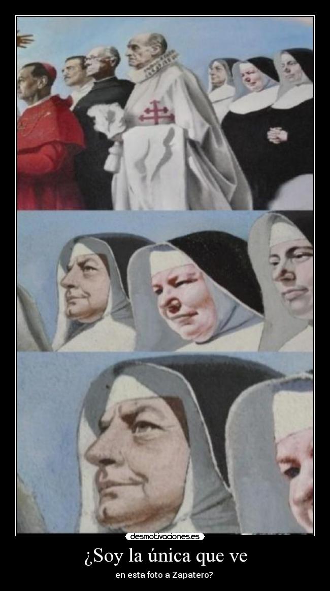 ¿Soy la única que ve - en esta foto a Zapatero?