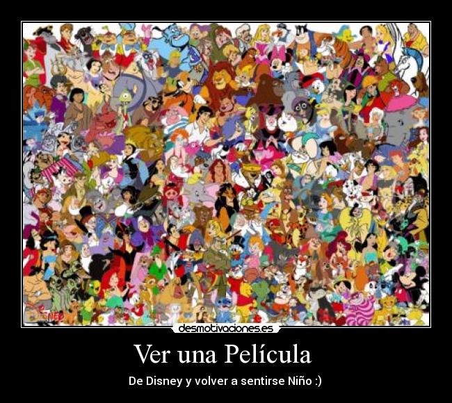 carteles disney desmotivaciones