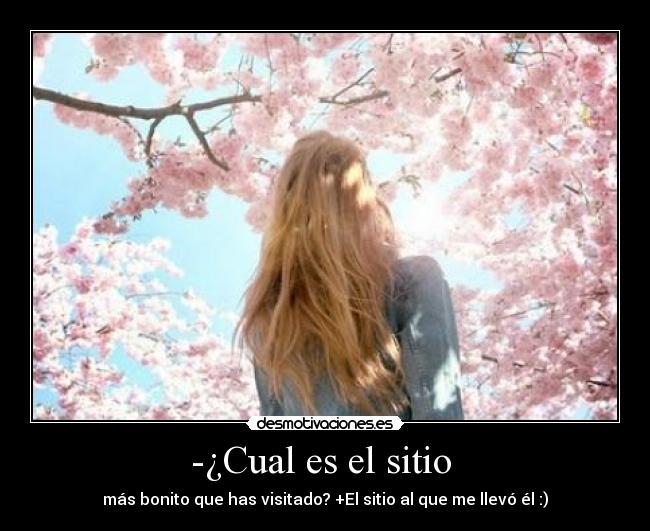 -¿Cual es el sitio  - 