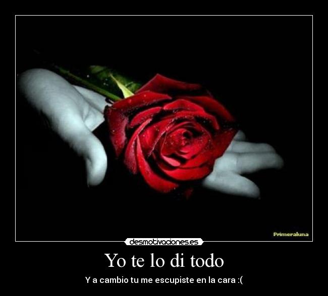 Yo te lo di todo -