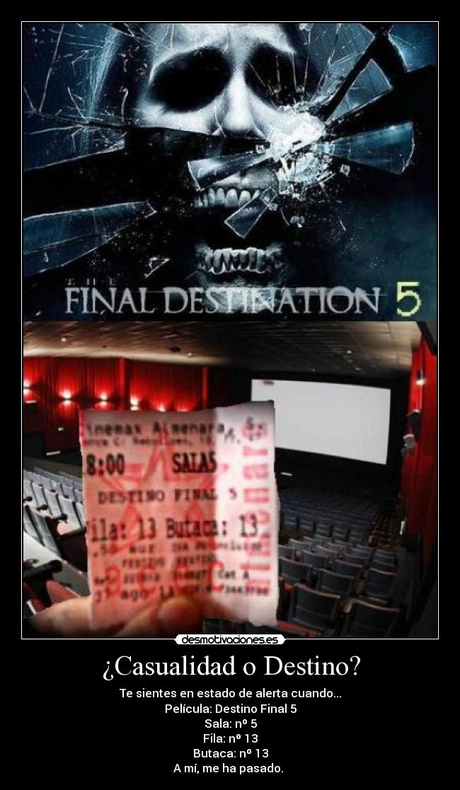 ¿Casualidad o Destino? -