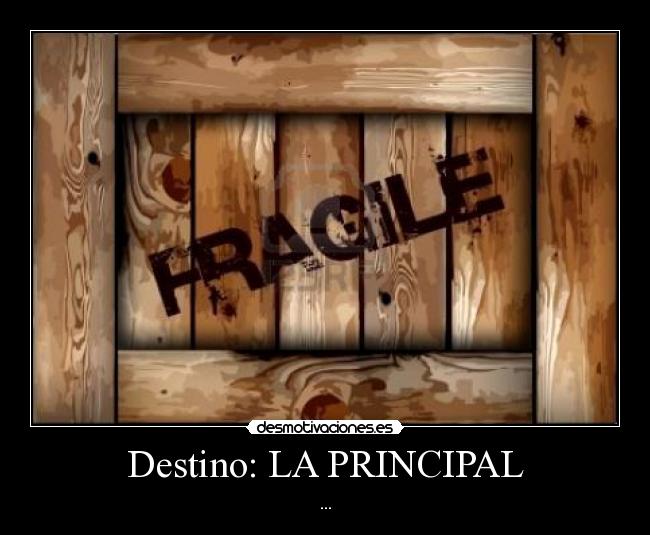 Destino: LA PRINCIPAL - 