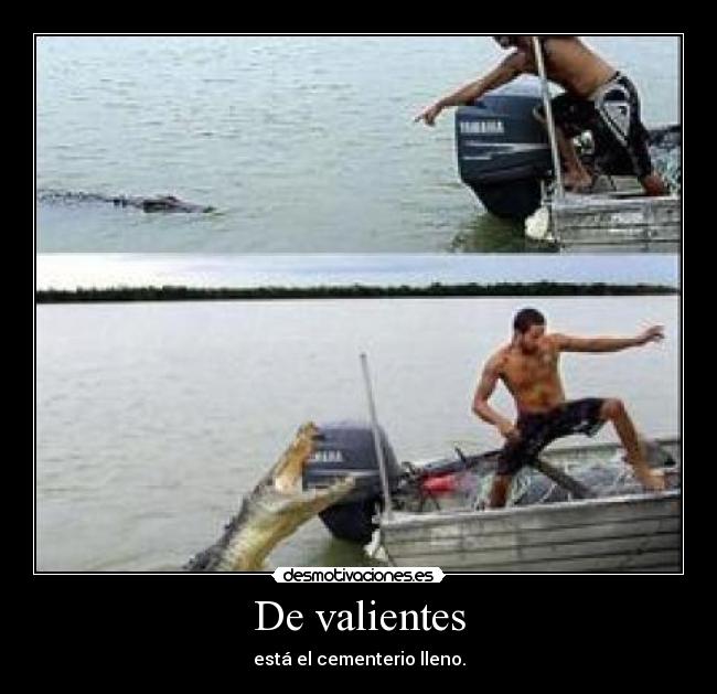 carteles muerte valientes desmotivaciones