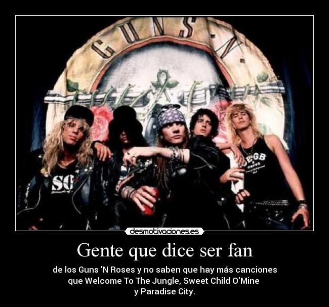 Gente que dice ser fan - 