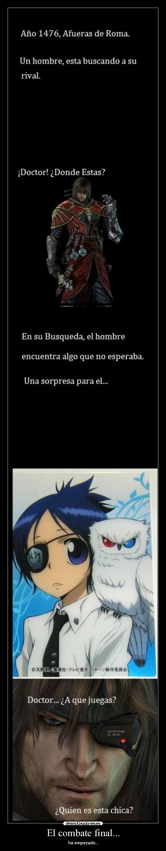 El combate final... -