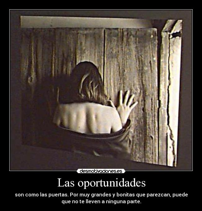 Las oportunidades - 