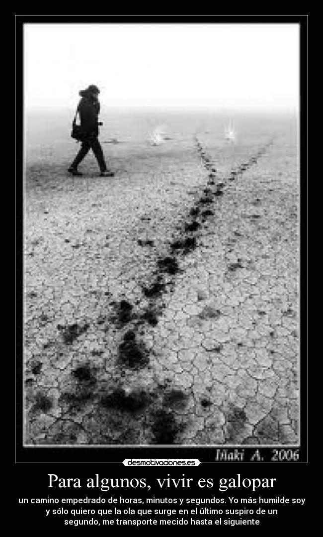 Para algunos, vivir es galopar - 