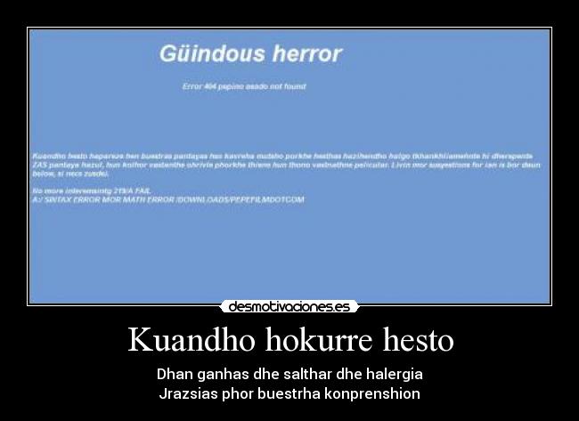 Kuandho hokurre hesto - Dhan ganhas dhe salthar dhe halergia
Jrazsias phor buestrha konprenshion