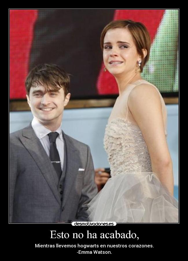 Esto no ha acabado, -