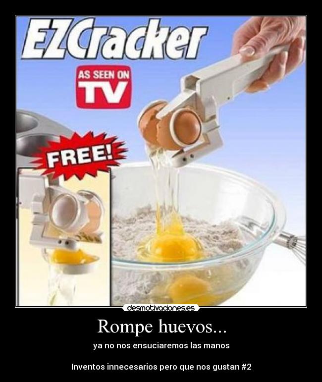 carteles rompe huevos desmotivaciones