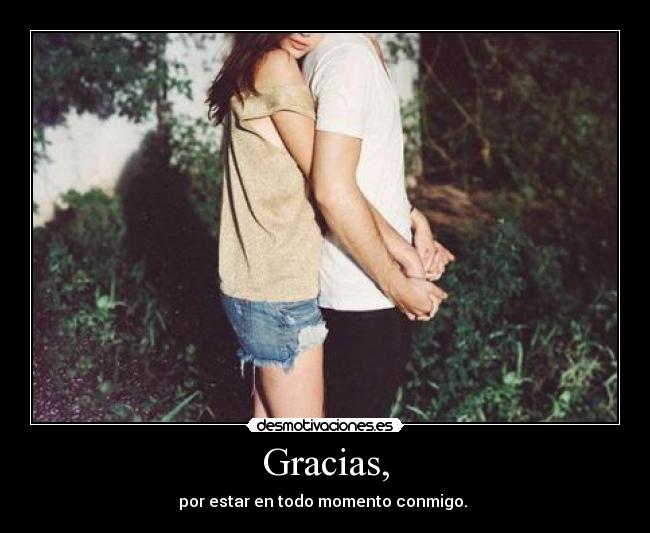 Gracias, -