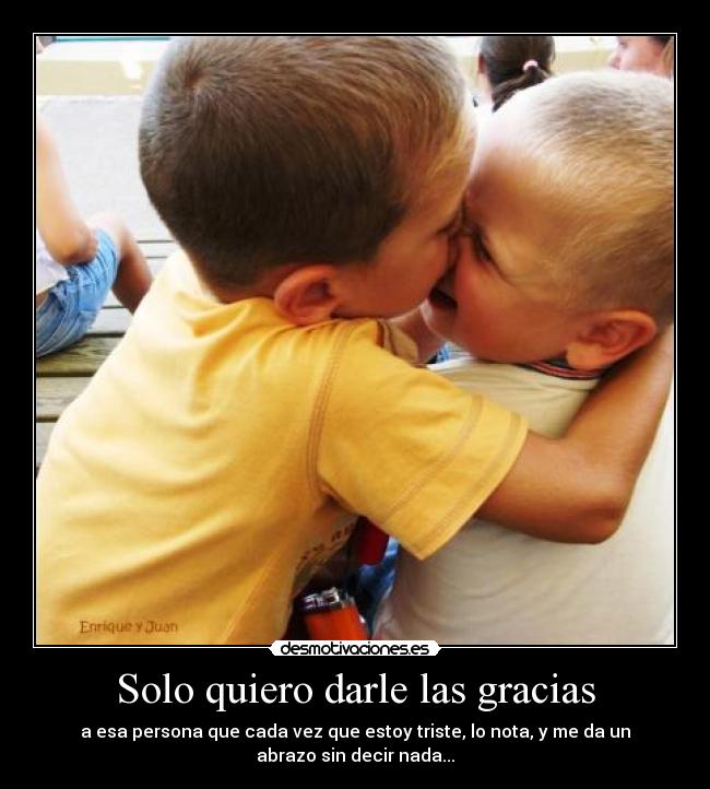 Solo quiero darle las gracias - 