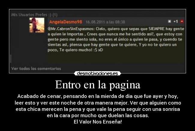 Entro en la pagina -