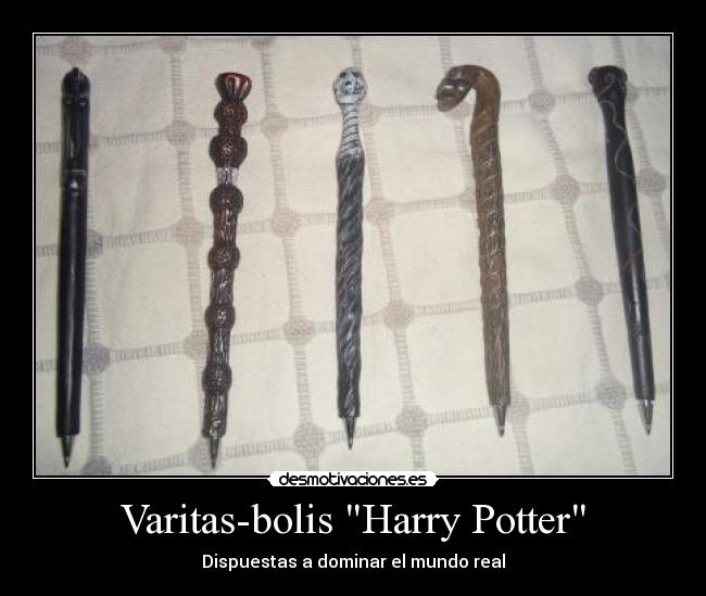 Varitas-bolis Harry Potter - Dispuestas a dominar el mundo real