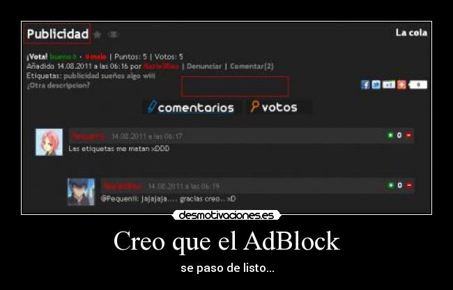 Creo que el AdBlock - 
